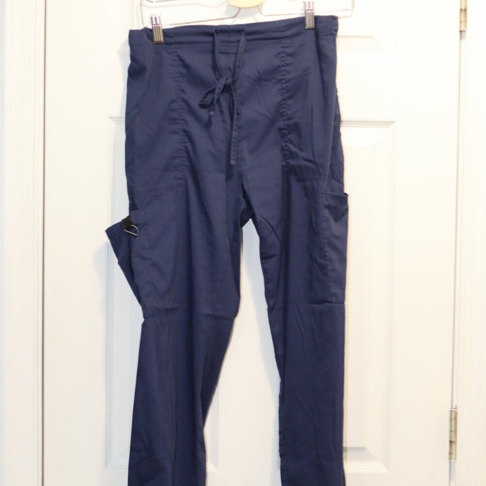 Womens Beverly Hills Uniform Scrubs Bottom Navy Blue L